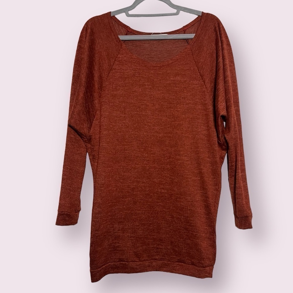 C&C California Rust Orange Sweater Tunic Medium